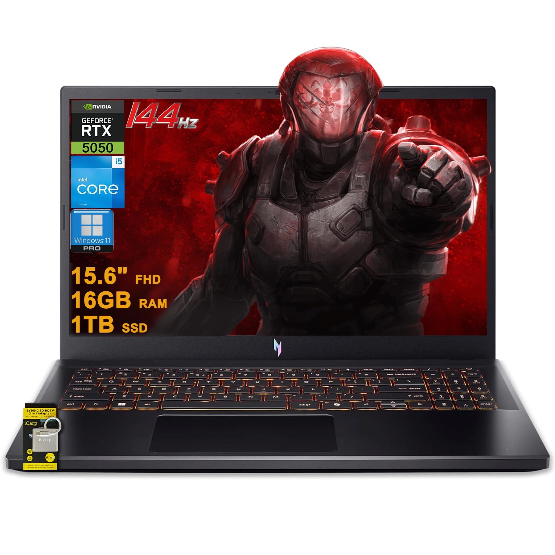 Acer Nitro V - 15.6'' Core i5-13420H 16GB DDR4 1TB PCIe Gen4 SSD