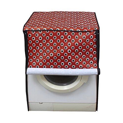 PVC Front Load Washing Machine Cover - 6 kg 58.4 x 58.4 x 88.9 cm Design11