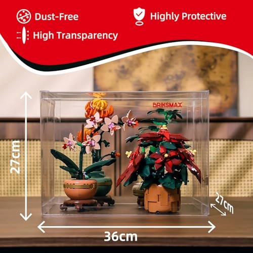 Display Case - 36x27x27cm Dustproof Clear