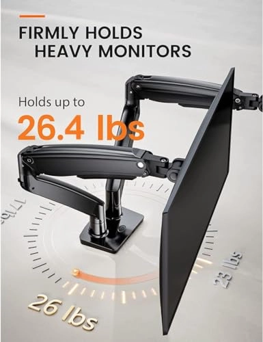 Dual Monitor Desk Mount - Dual 40 inches 75x75mm or 100x100mm