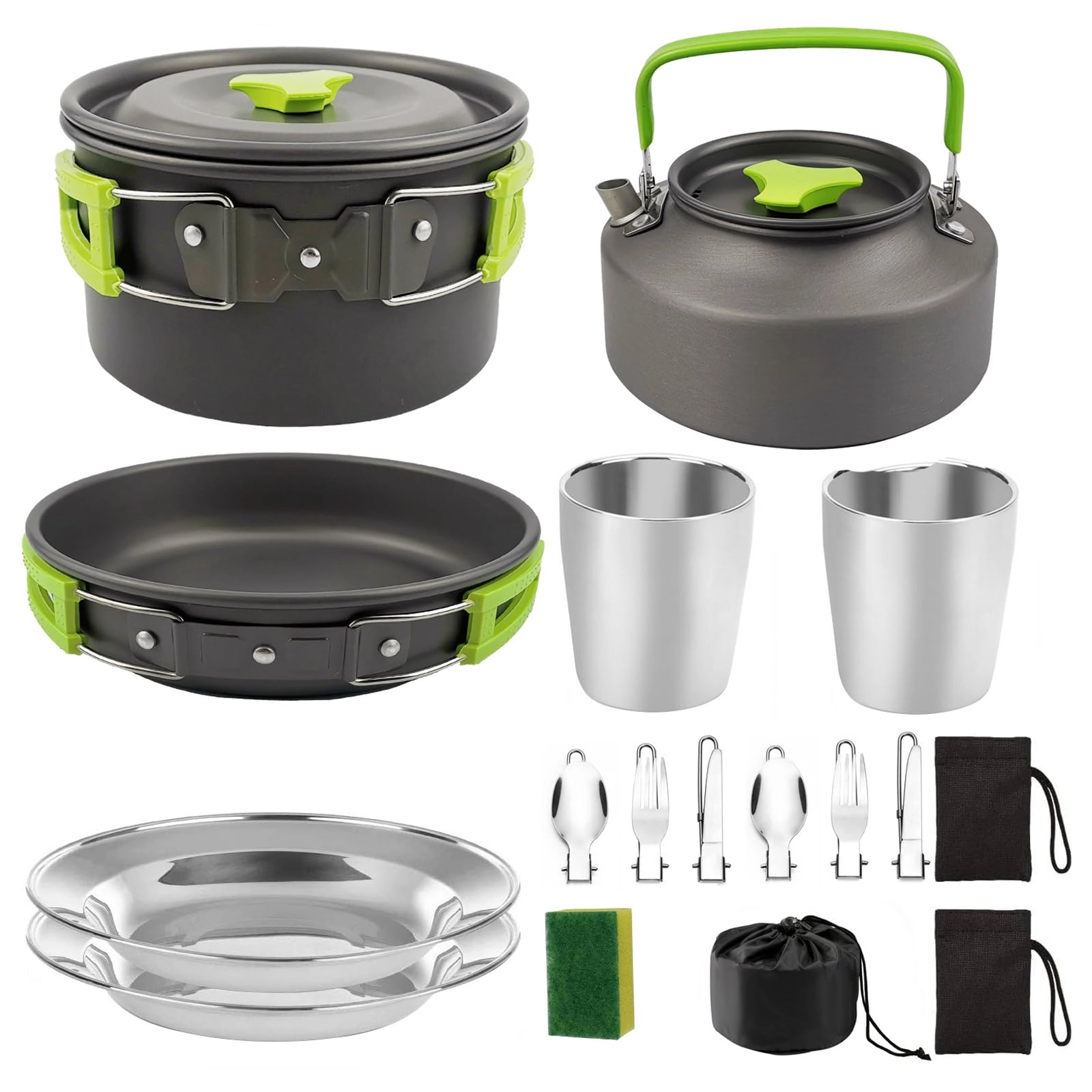 Camping Cookware Mess Kit - 17 piece(s)