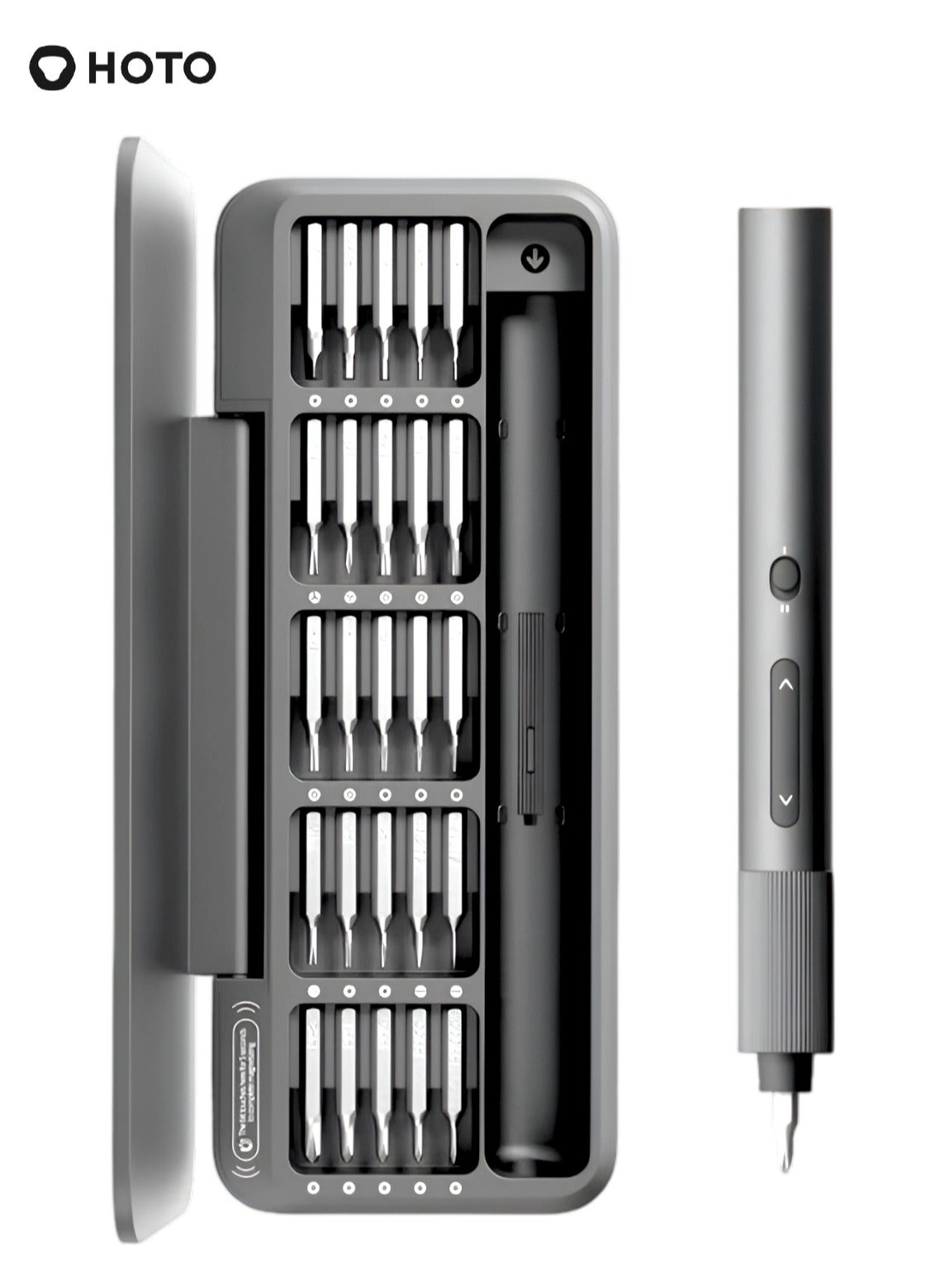 HOTO Electric Precision Screwdriver Kit - 25 Precision Bits Rechargeable