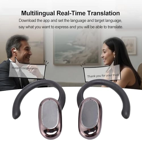 Al Translation Earphones - over 164 languages + Earphone Charging Case + Charging Cable + User Manual