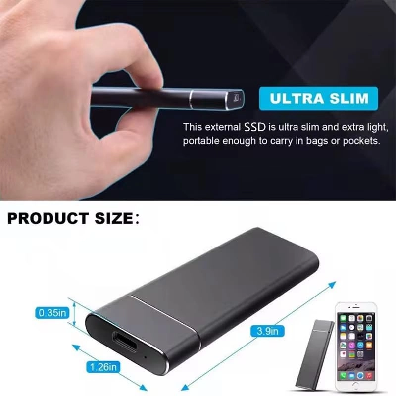 Portable External Hard Drive - 4TB