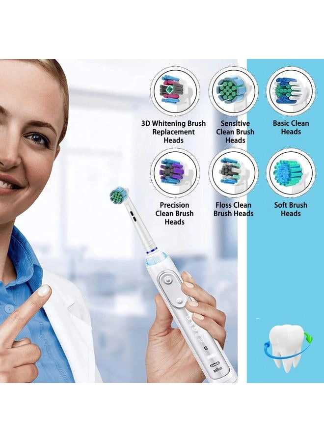 Replacement Brush Heads - 20 Count Dupont Bristles