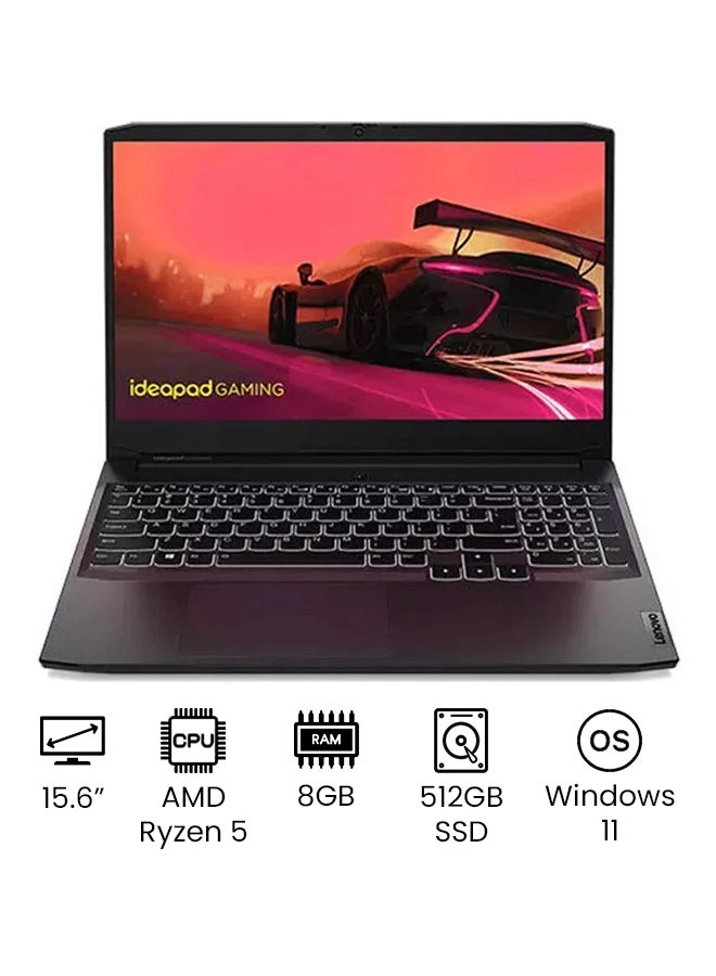 Lenovo IdeaPad Gaming 3 15ACH6 - 15.6'' Ryzen 5 5600H 8GB DDR4 512GB SSD