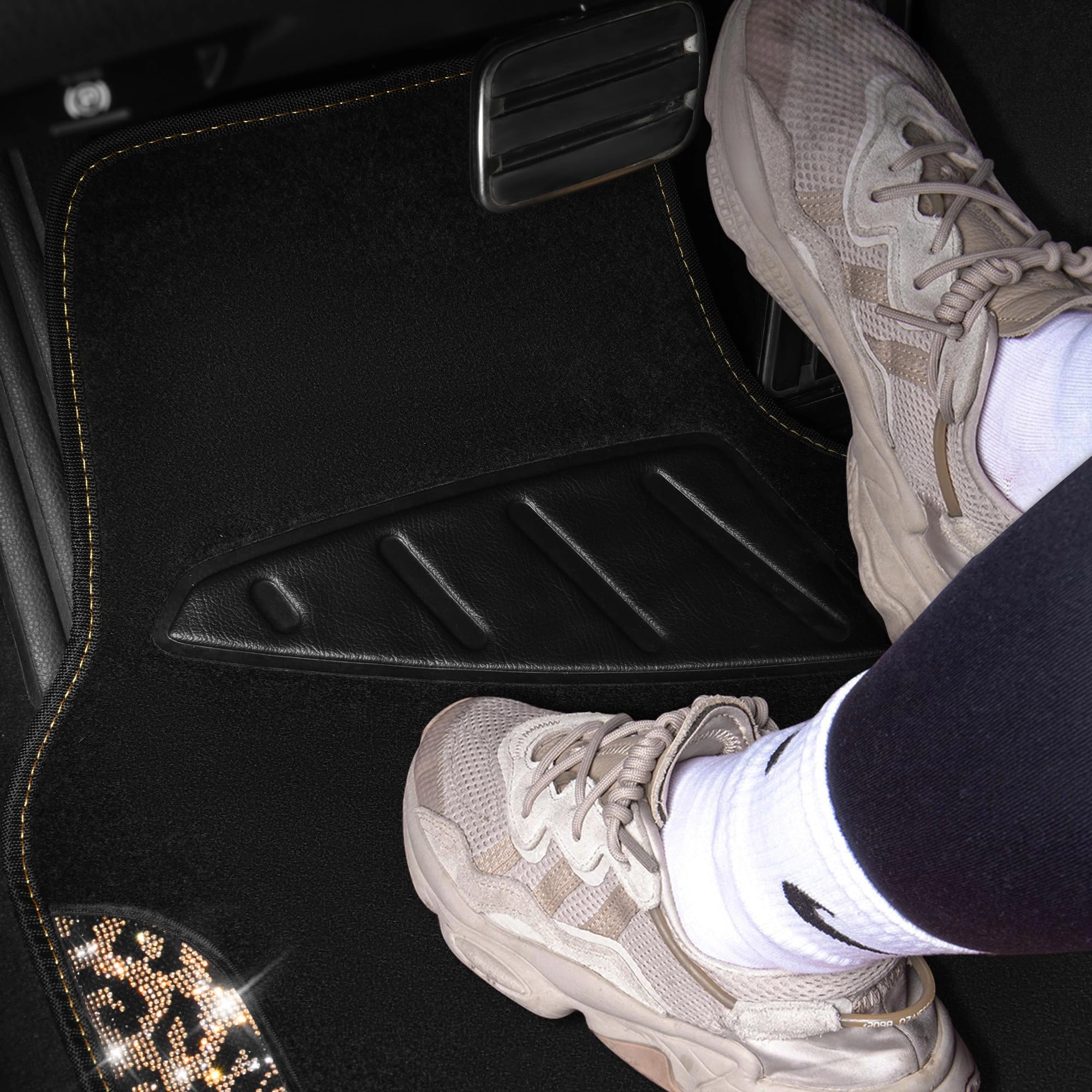 Bling Diamond Car Mats - 4.0 Count Universal Fit