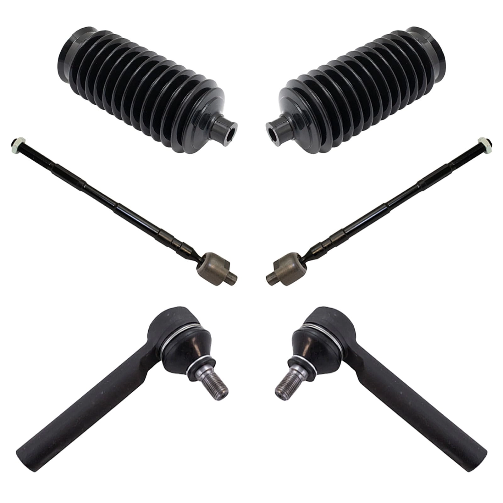 TRQ PSA80345 - 6 Piece Steering Kit Front Subaru WRX 2015-18