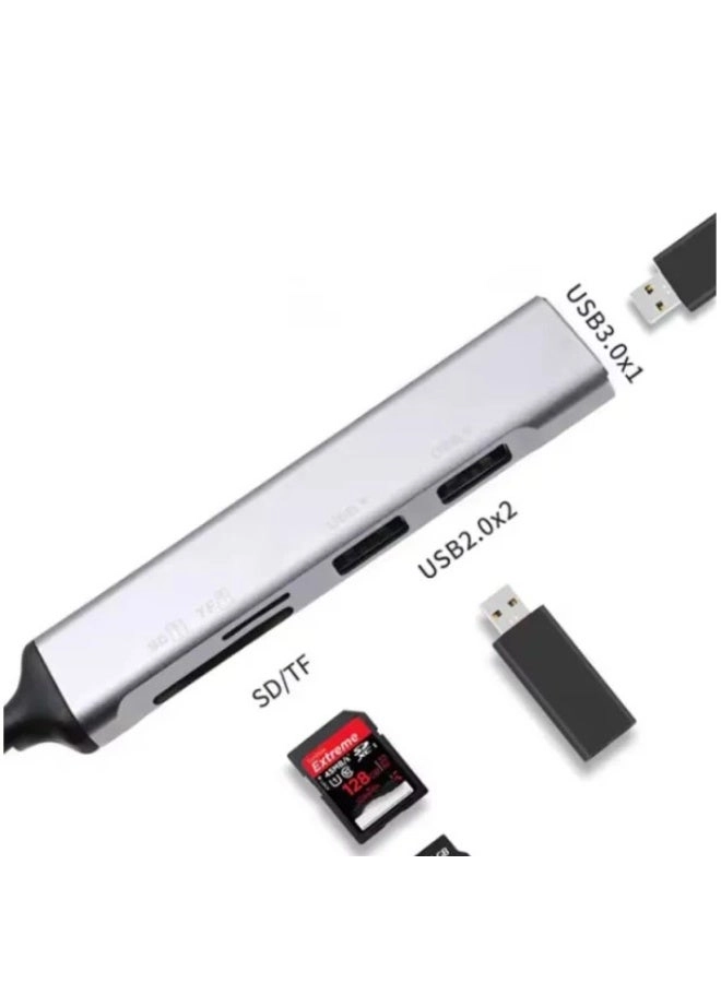 USB To Multi-Function Adapter - 5 IN 1 USB-C Hub