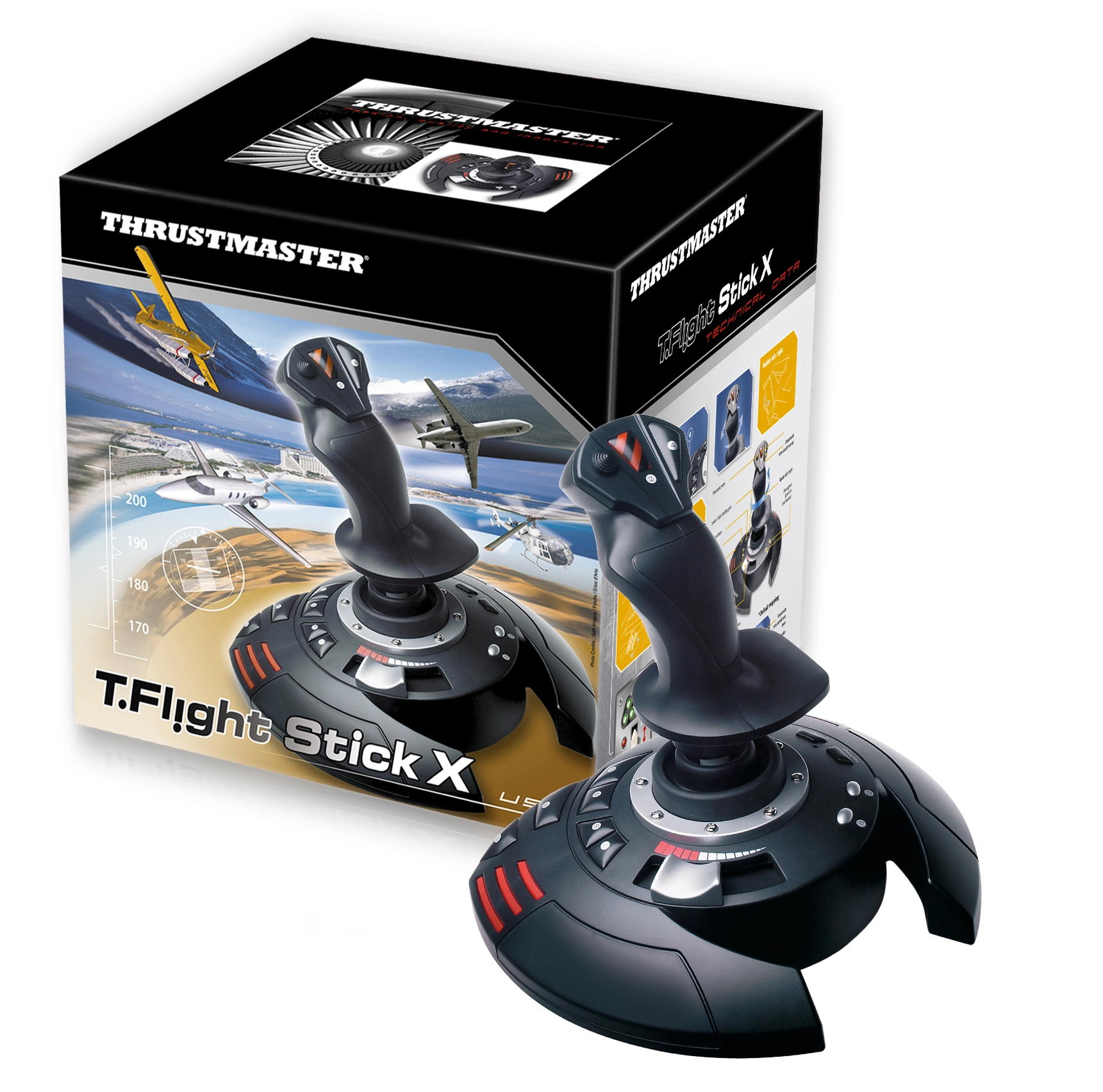 T-Flight Stick X - Black PC/PS3