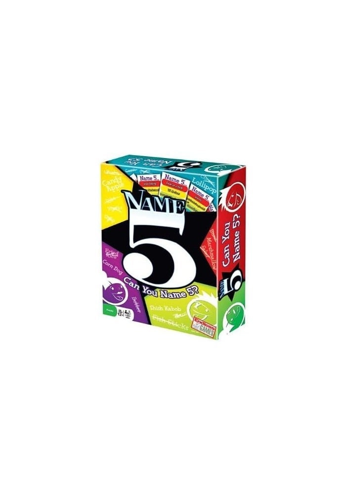 Name 5 - 12+ Years English