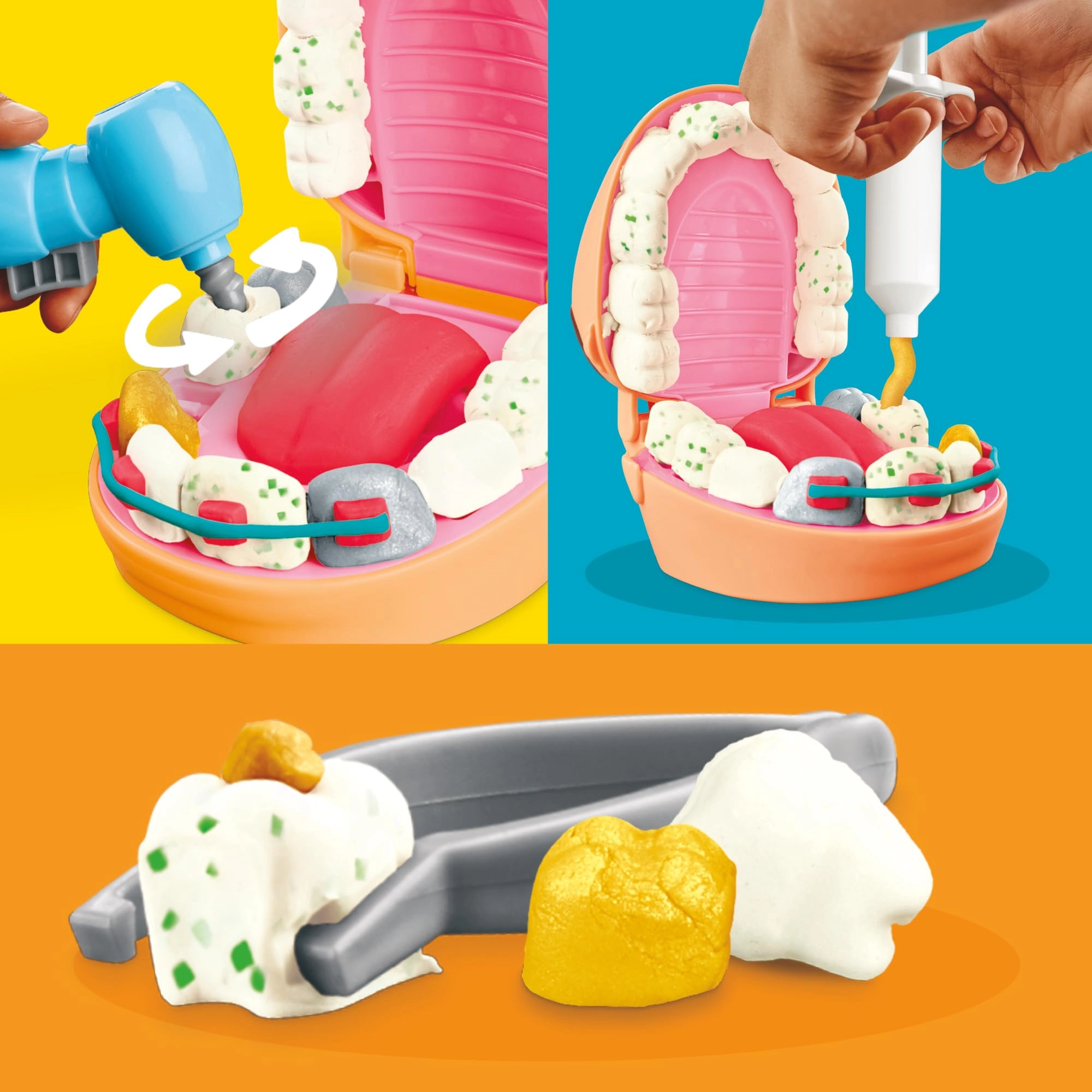 Drill 'n Fill Dentist Toy - 3+ years 10 pcs