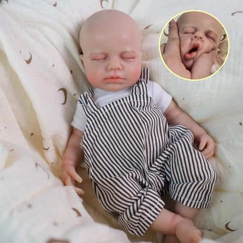 Reborn Baby Dolls - 12 inch Silicone Boy Ages 3+