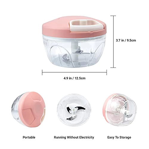 Manual Garlic Grinder Chopper - 250 Milliliters