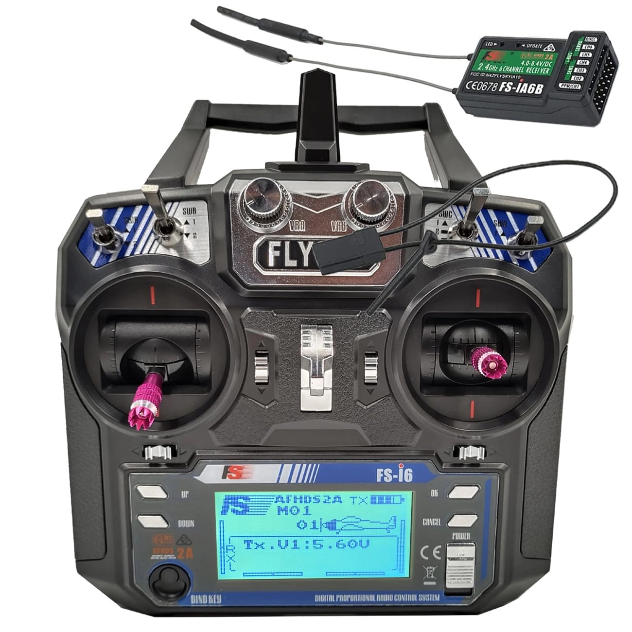alaohu FS-i6 - 6CH + FS-iA6B - 2.4GHz