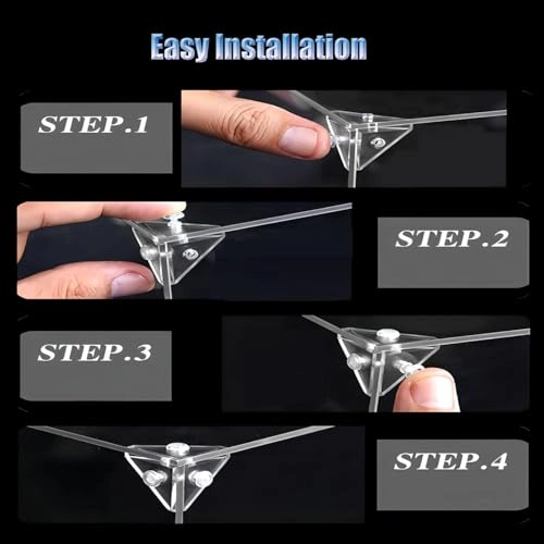 Display Case - Acrylic Clear for LEGO 42125 42156 21054 55x25x18cm 2mm thickness Printed on With Led