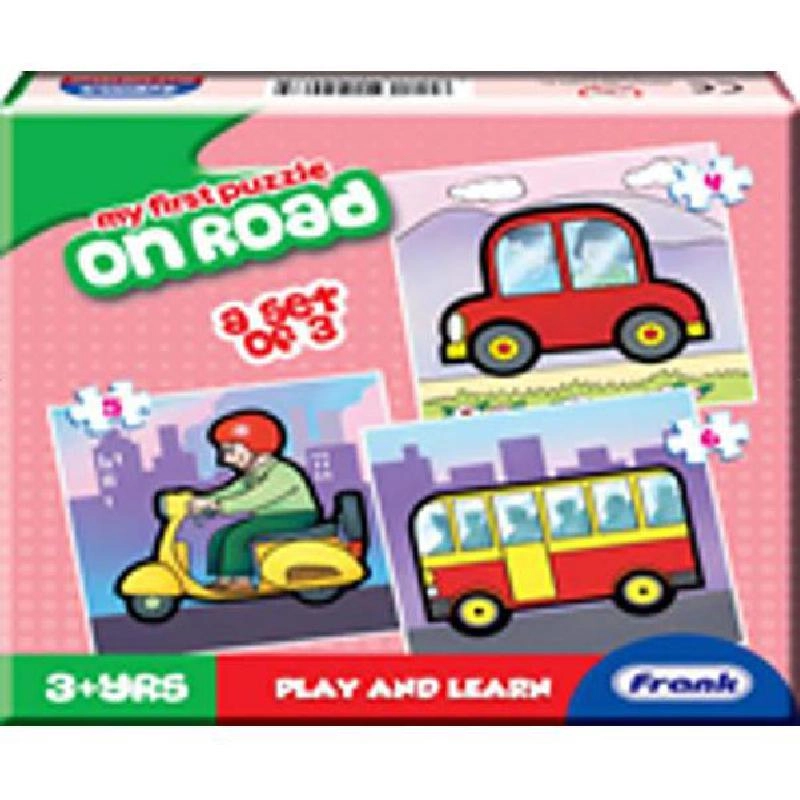 Frank On Road 3-in-1 Puzzle (10207) - 15 pcs