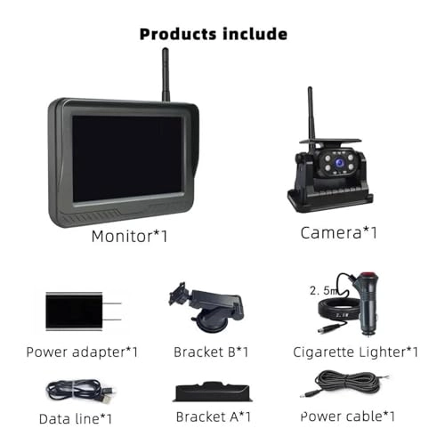 Backup Camera - Built in IR 2.4G Wireless 1080P