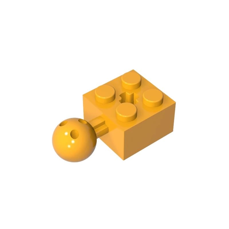 XYEIUGO Technic Brick Modified 2x2 with Ball and Axle Hole - 57909