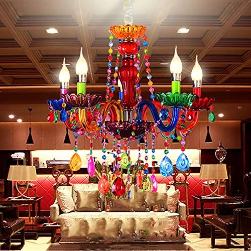 Color Crystal Chandelier