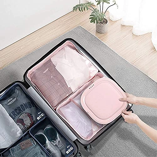 YQWHL Mini Washing Machine Folding Bucket Washer Mini Washer, Portable Travel Underwear And Socks Cleaner Removable Washing Machine