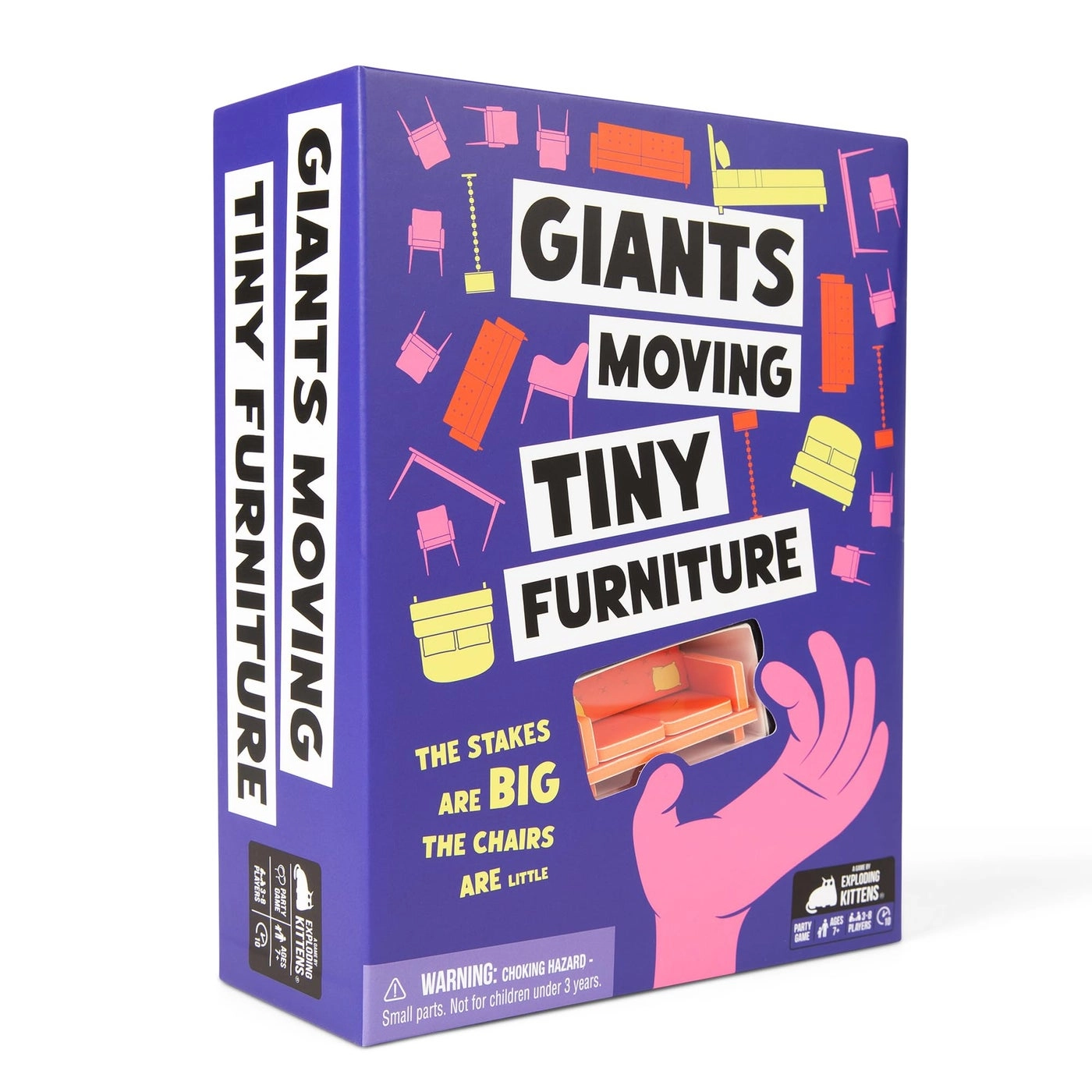 Giants Moving Tiny Furniture - Ages 7