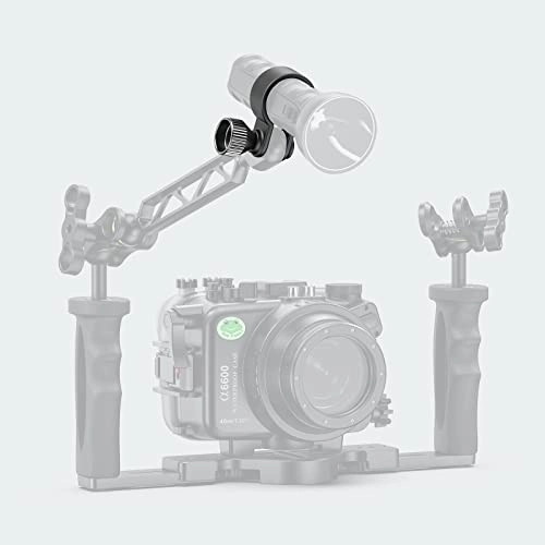 Diving Flashlight Holder Mount Clamp - DH-9 Aluminum Alloy