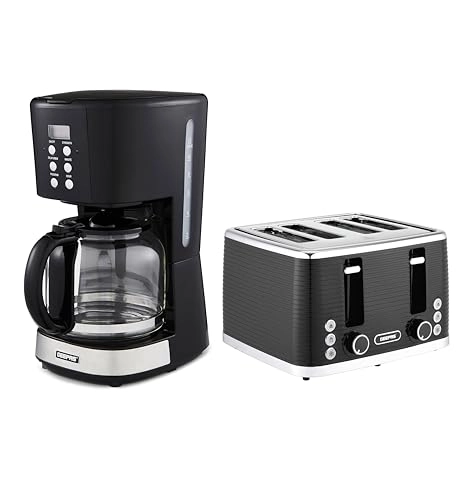 Filter Coffee Machine - 1.5L + 4 Slice Toaster - 4 slice(s)
