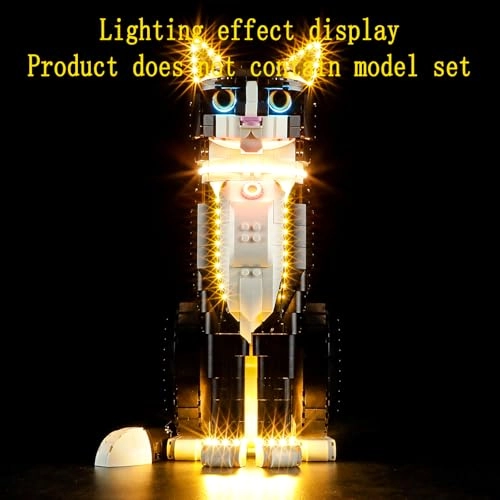 LED Light Kit for LEGO Cat Bicolor 21349