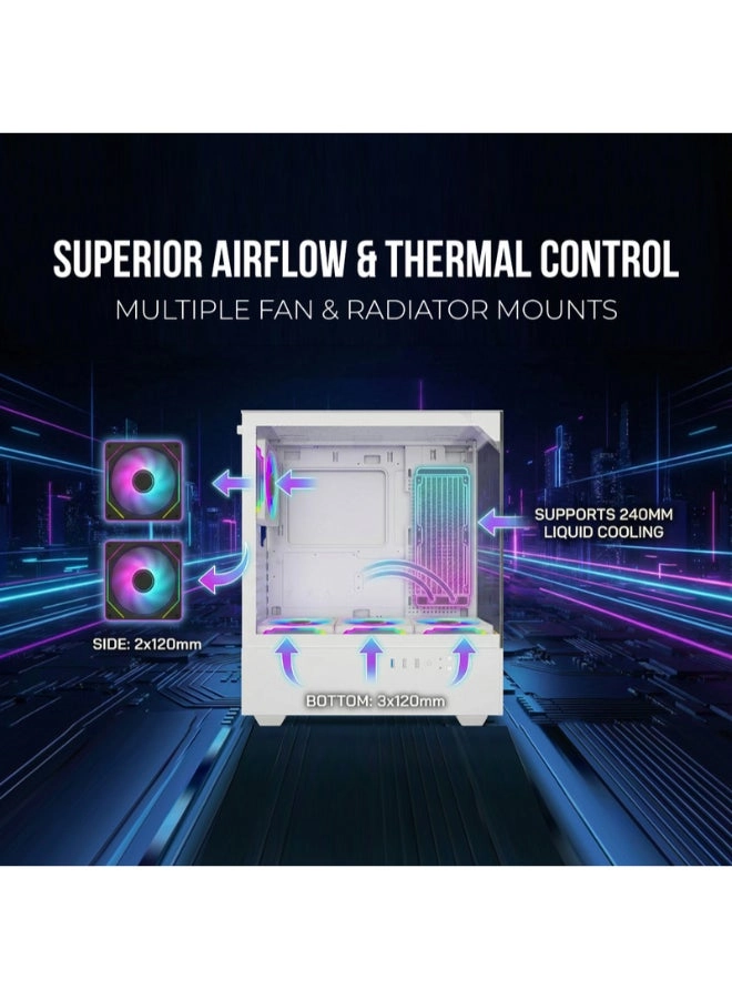 FURY - Tempered Glass Side Panel Mid Tower