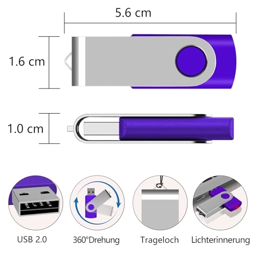 20 Pack Flash Drives - 512MB