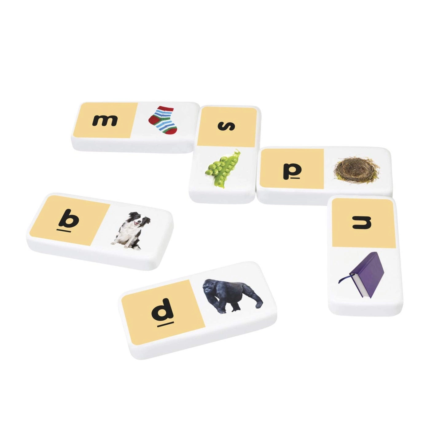 Beginning Sound Dominoes - 48 months to 96 months 28 pieces