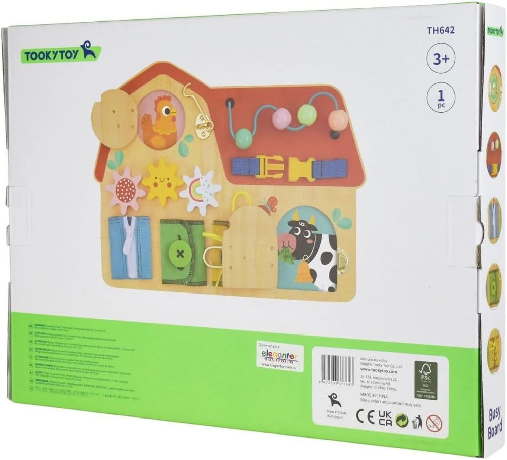 My Forest Friends Busy Board - Suitable for 3 years & above