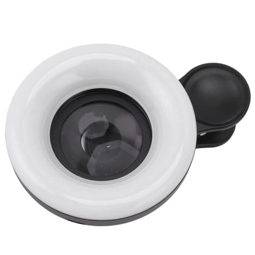 Clip On Ring Light - 15X Macro Rechargeable 2800-6500K