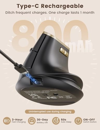 Vertical Mouse - Wireless