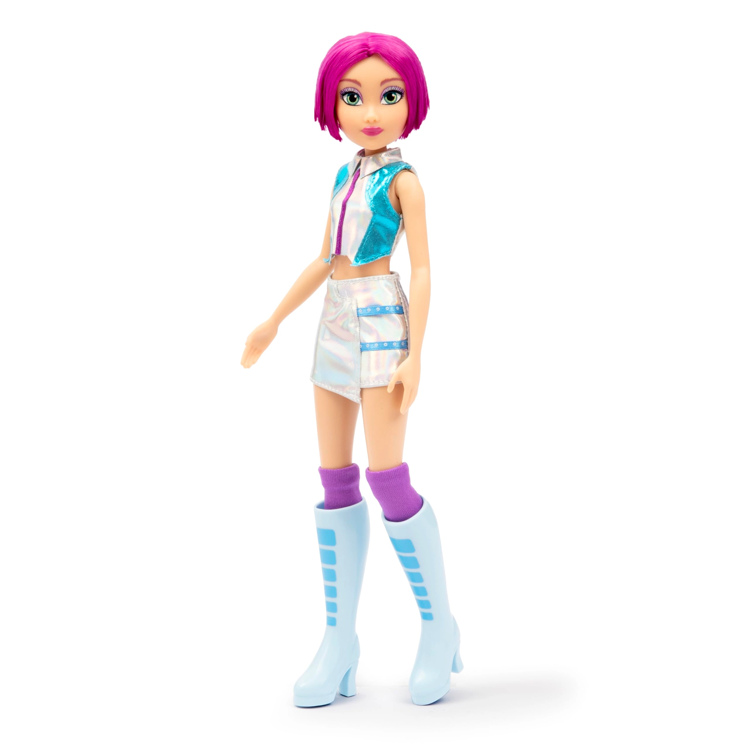 Tecna Fashion Doll - 27cm Purple Bob Silver Skirt Ages 4+