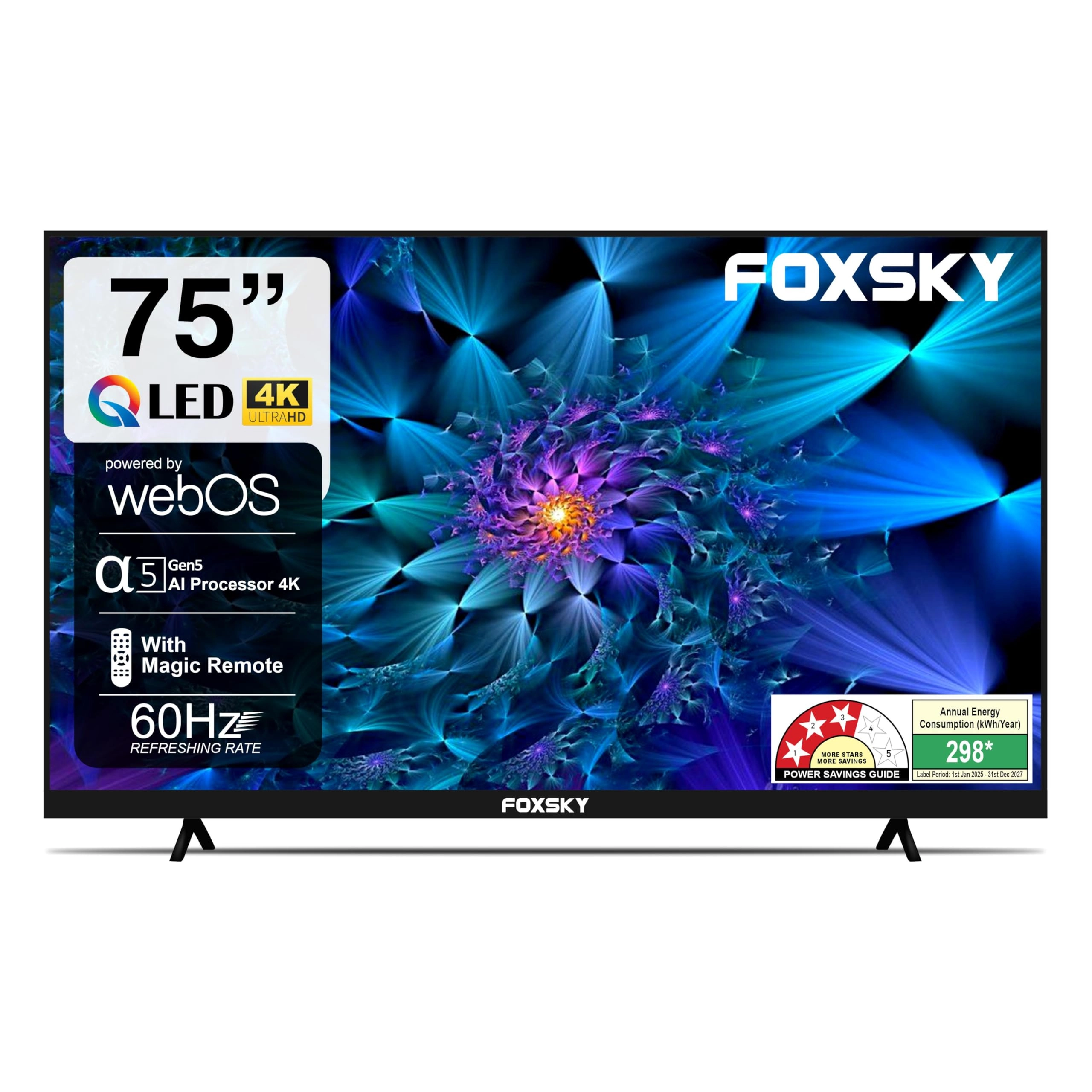 FOXSKY ELECTRONICS INDIA PVT. LTD. FS75GATV - 75 inch