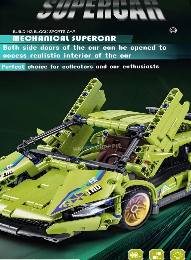 Mechanical super Car Building Blocks - 470 pcs