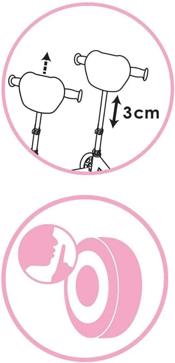 Disney Princess Scooter - 3-Wheel 67/70 cm