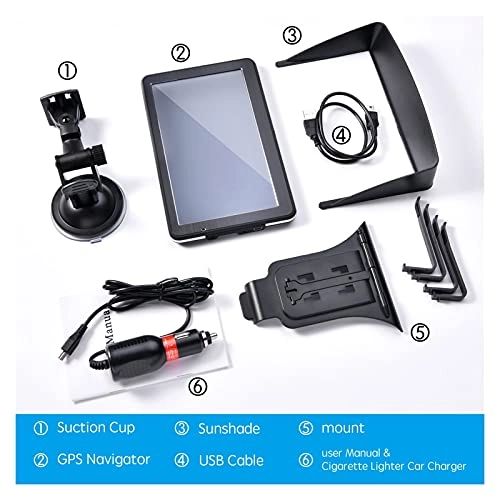 Gps Navigation 733 for Truck - 7 inch LLGVVBCBC 128MB+8GB