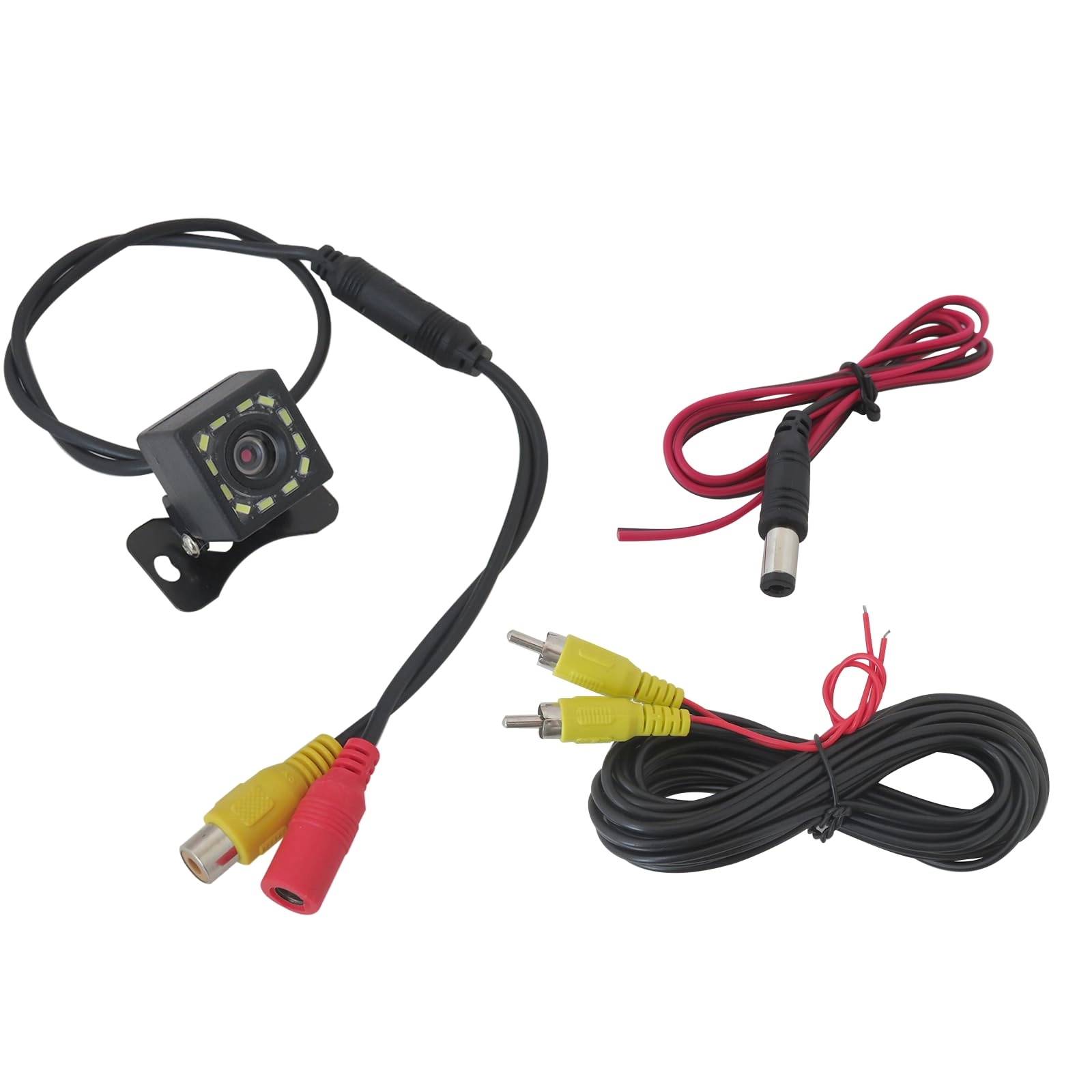 GruDawu Backup Camera - 12-LED Night Vision AV/RCA 420 TV Lines