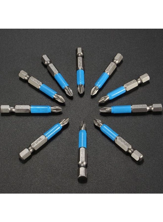 Phillips Cross Head Screwdriver Bit - 10-Piece