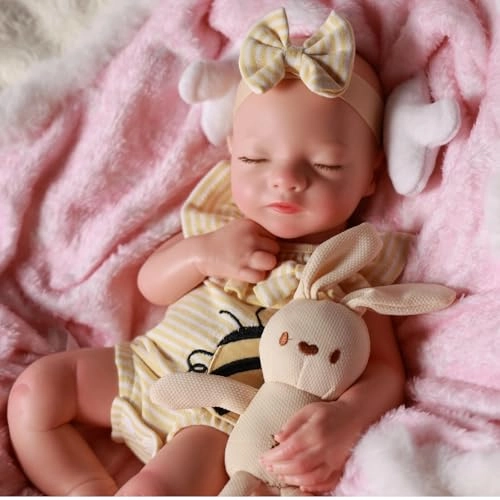 Reborn Baby Doll - 16 Inch Full Platinum Silicone Ages 3+