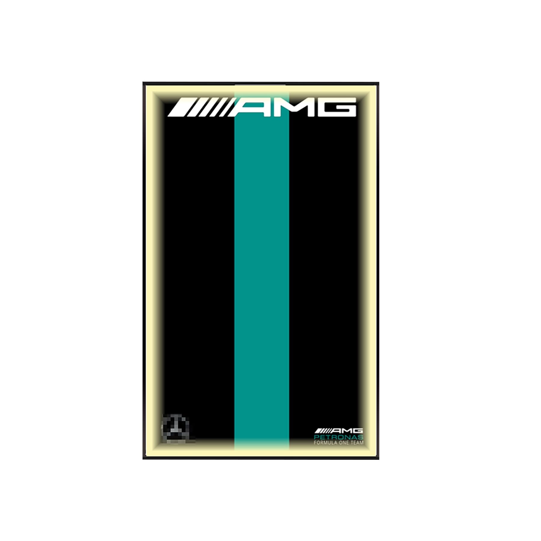 LEGO Technic Mercedes F1 car Display wallboard (42171) - 50 x 80 cm Acrylic