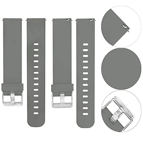 Watch Band for Inbase Urban Lite M 20mm - Silicone Quick Release Grey