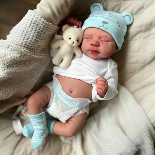 Reborn Baby Doll - 18 inch/45CM Vinyl Silicone anatomically correct boy Ages 3+