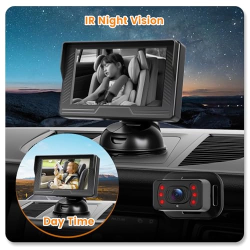 Baby Car Monitor - 4.3 Inches