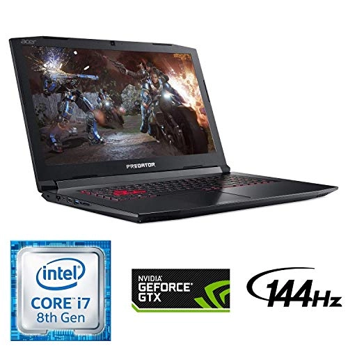 Predator Helios 300 PH317-52-77A4 - 17.3'' Core i7-8750H 16GB DDR4 256GB SSD 1000GB HDD