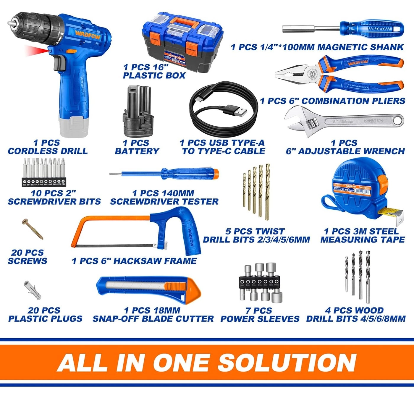 Cordless Drill Set - 12V