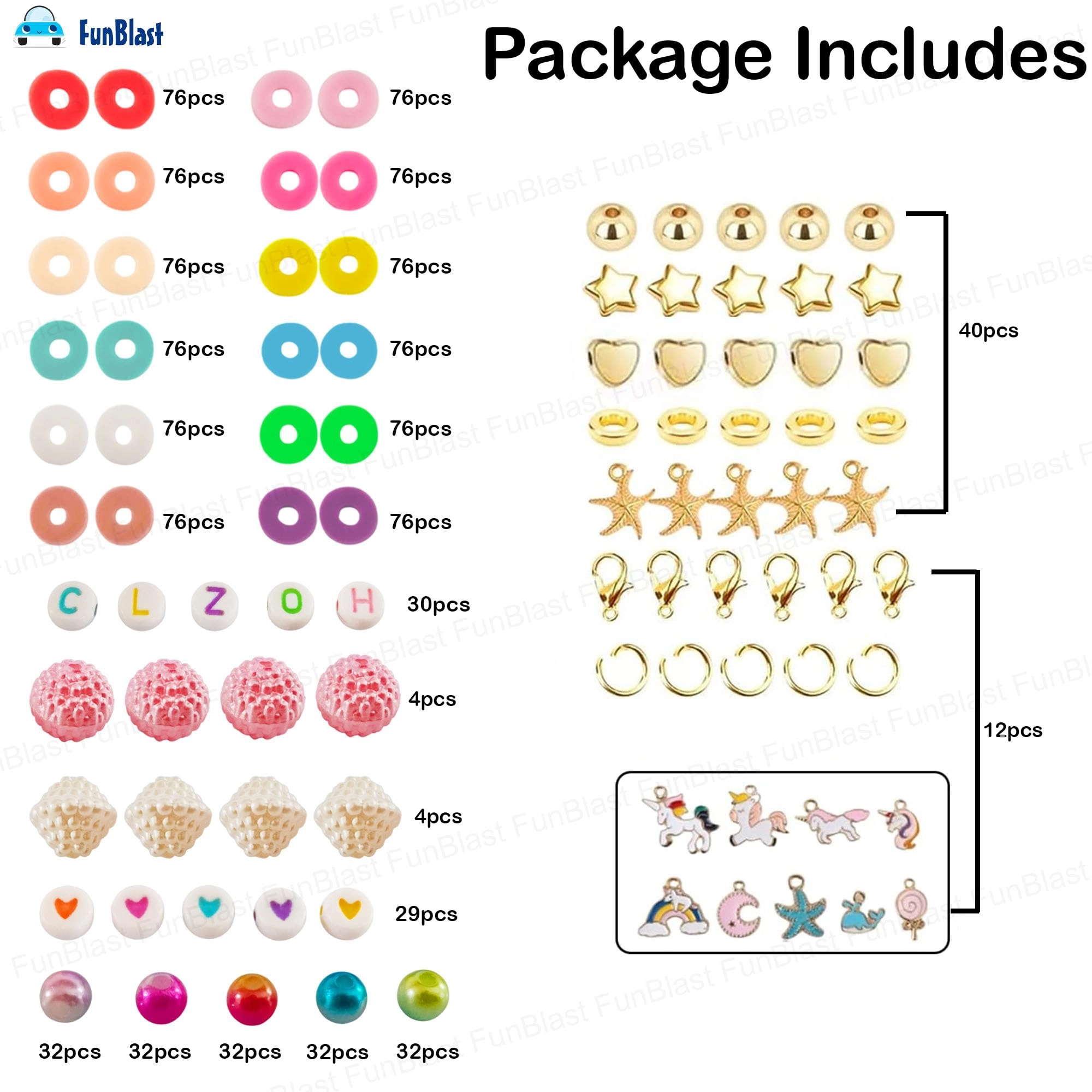 Jewelry Making & Beadwork - Beads Kit Multicolor